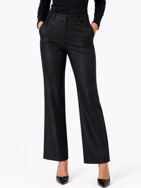 Good American Black Trouser Pants |6/28|